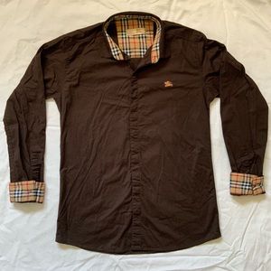 Burberry Button Down Dress Shirt